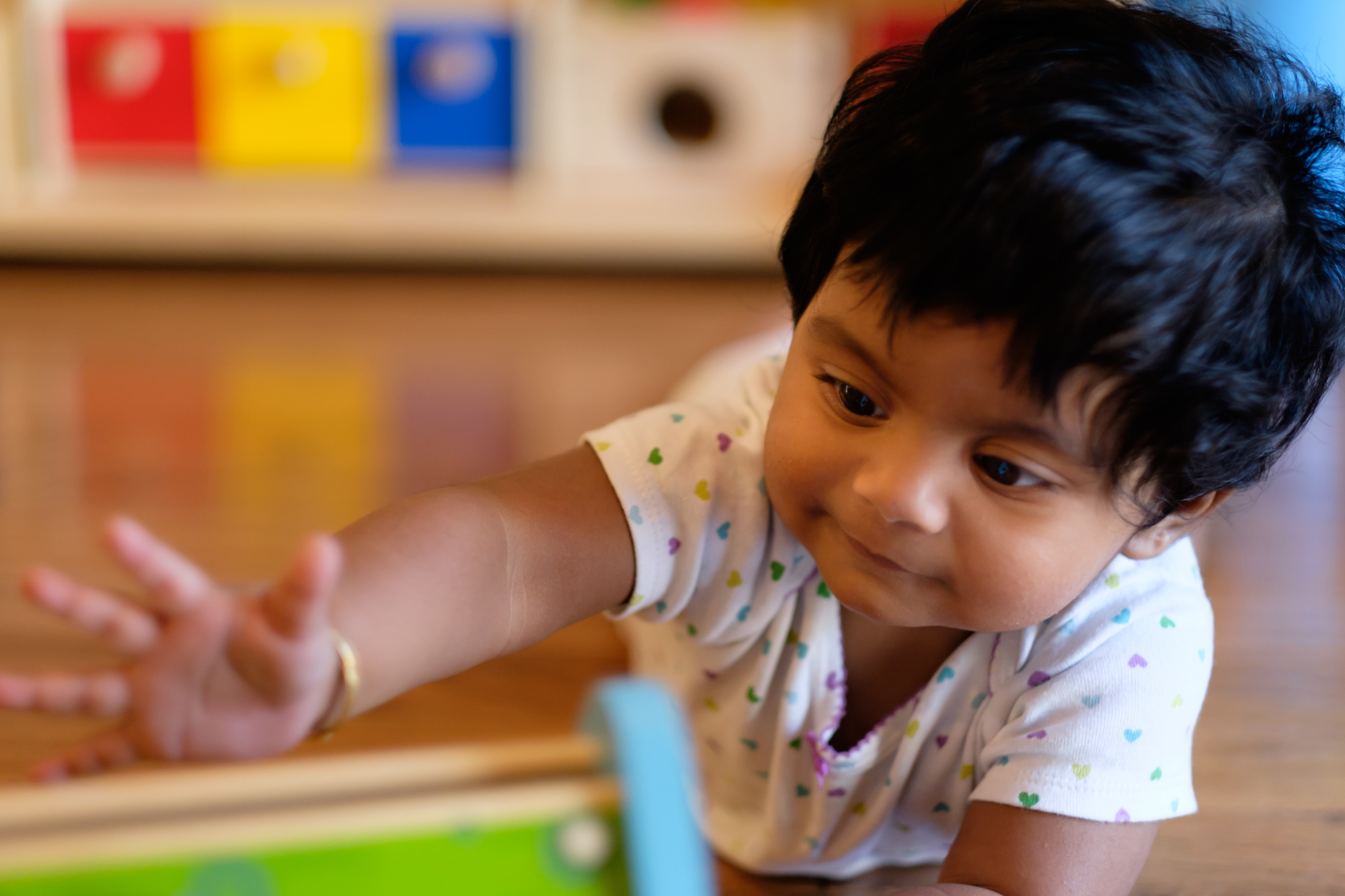 Child learning at Starfield Montessori